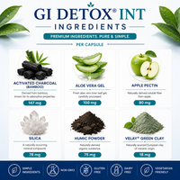 GI Detox INT - 60 Capsules - Biocidin Botanicals Ireland