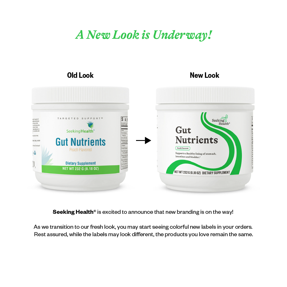 Gut Nutrients | Peach Flavour | Seeking Health Ireland 