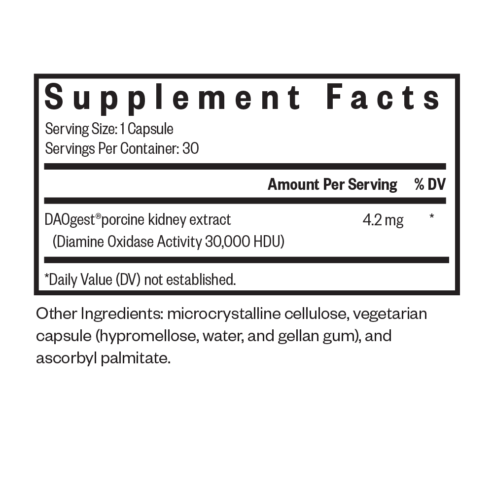 Histamine Digest 30 Capsules | Seeking Health Ireland 