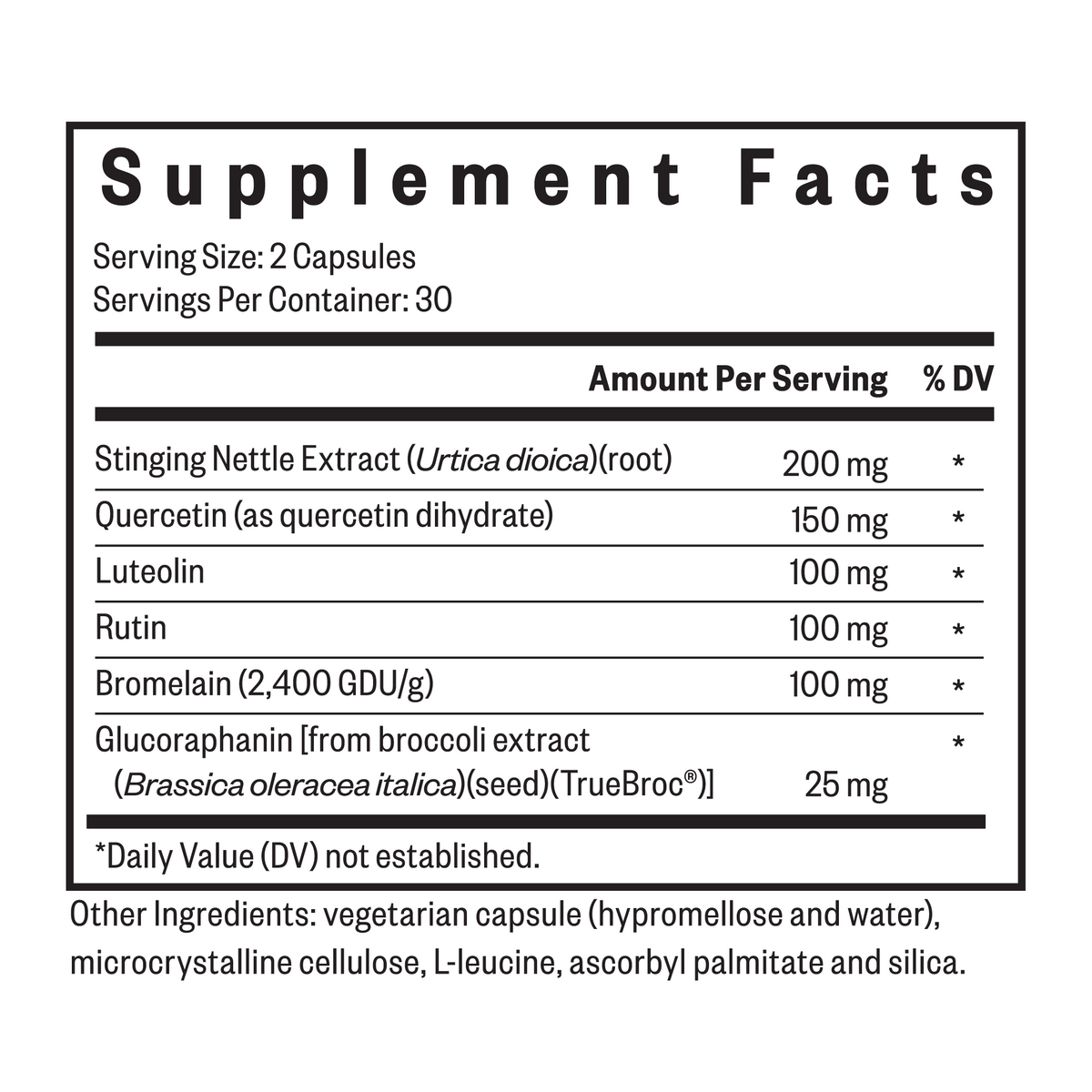 HistaminX 60 Capsules Seeking Health Ireland