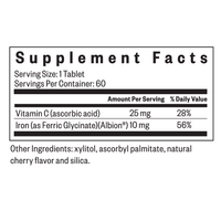 Iron Chewable - 60 Tablets | Seeking Health Ireland 