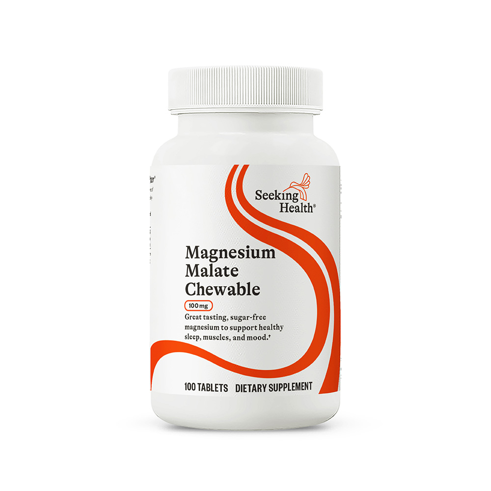 Buy Magnesium Malate Chewable | 100 Tablets | Seeking Health Ireland