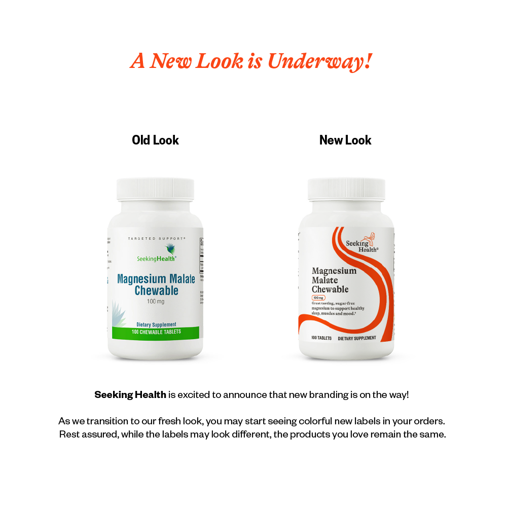 Buy Magnesium Malate Chewable | 100 Tablets | Seeking Health Ireland