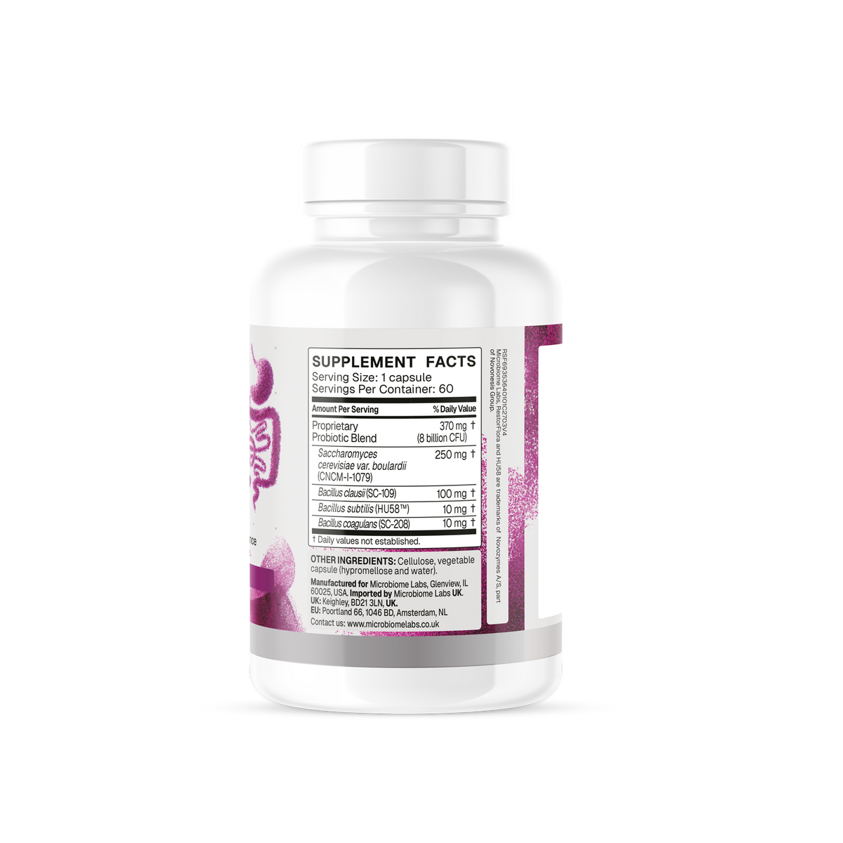 Microbiome Labs RestorFlora | Spore + Yeast Probiotic | 60 Capsules Ireland online