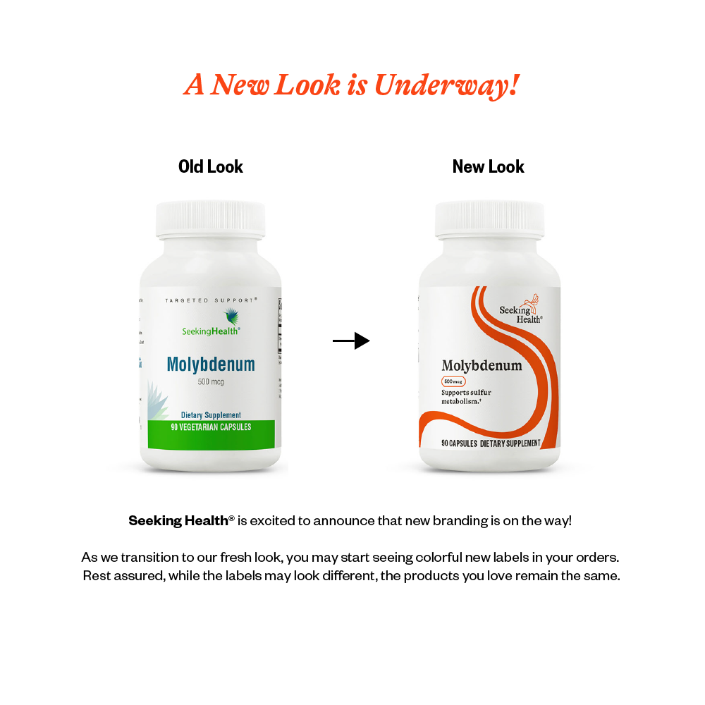 Buy Molybdenum 500 | 90 Capsules | Seeking Health Ireland