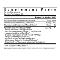 Optimal Focus 90 capsules | Seeking Health Ireland