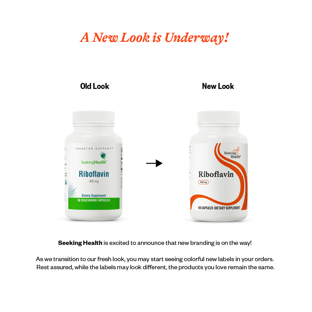 Buy Riboflavin | 60 Capsules | Seeking Health Ireland