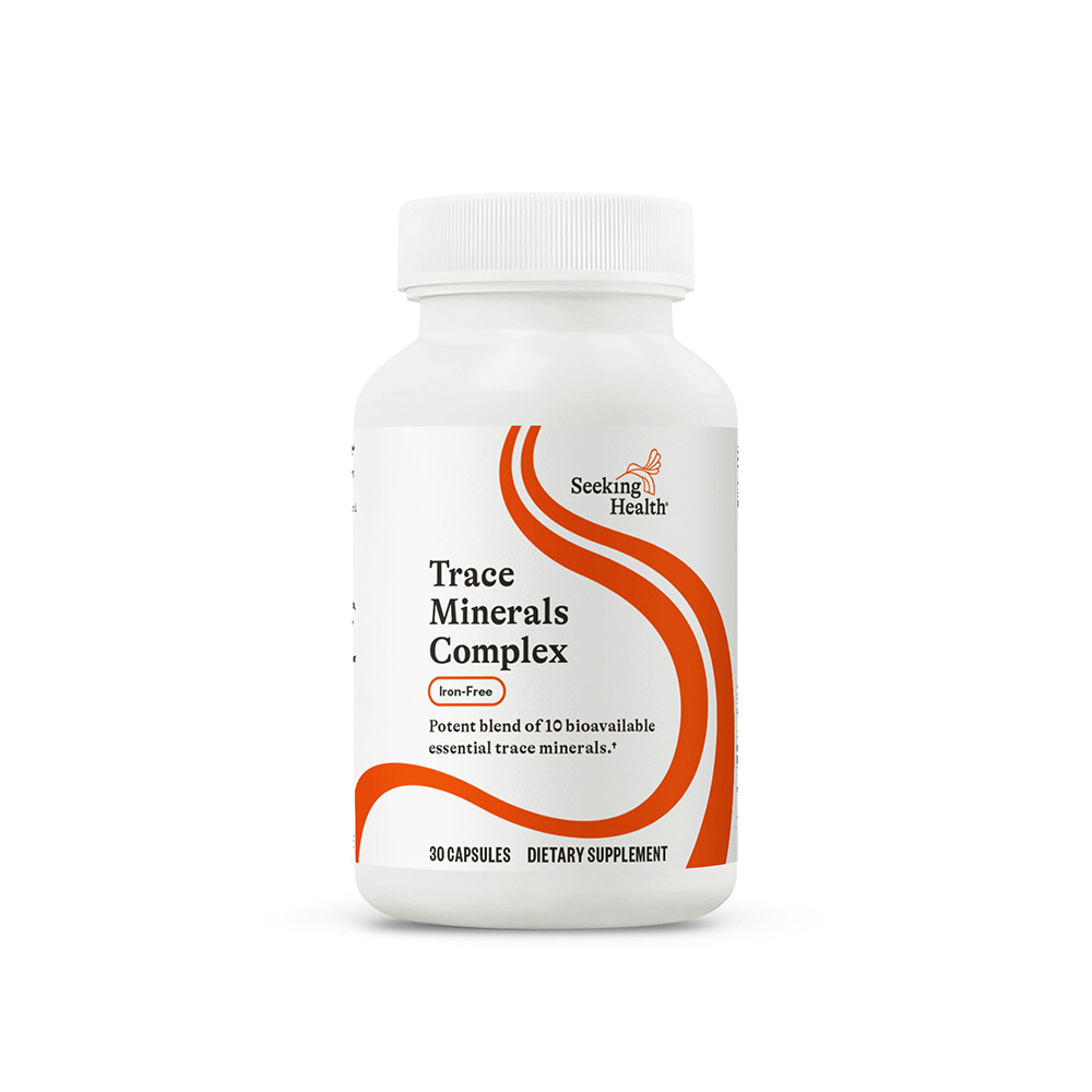 Buy Trace Minerals Complex | Iron Free | 30 Capsules | Seeking Health Ireland