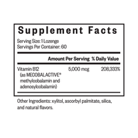 Buy Methyl B12 5000 | 60 Lozenges (formerly Active B12) Seeking Health Ireland