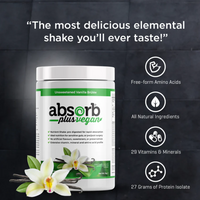 Absorb Plus Vegan - Unsweetened Vanilla Brulee - Imix Nutrition Ireland