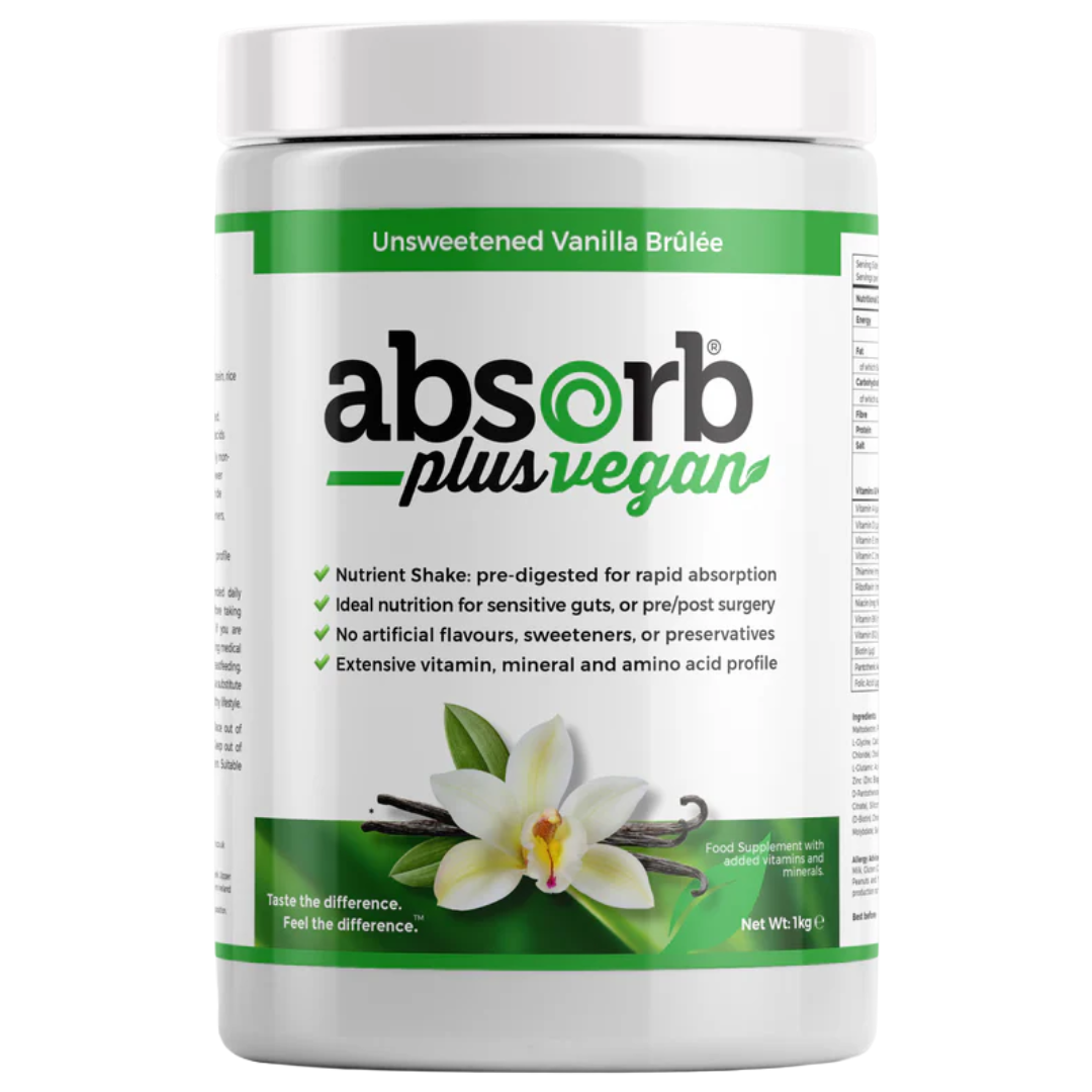 Absorb Plus Vegan - Unsweetened Vanilla Brulee - Imix Nutrition Ireland