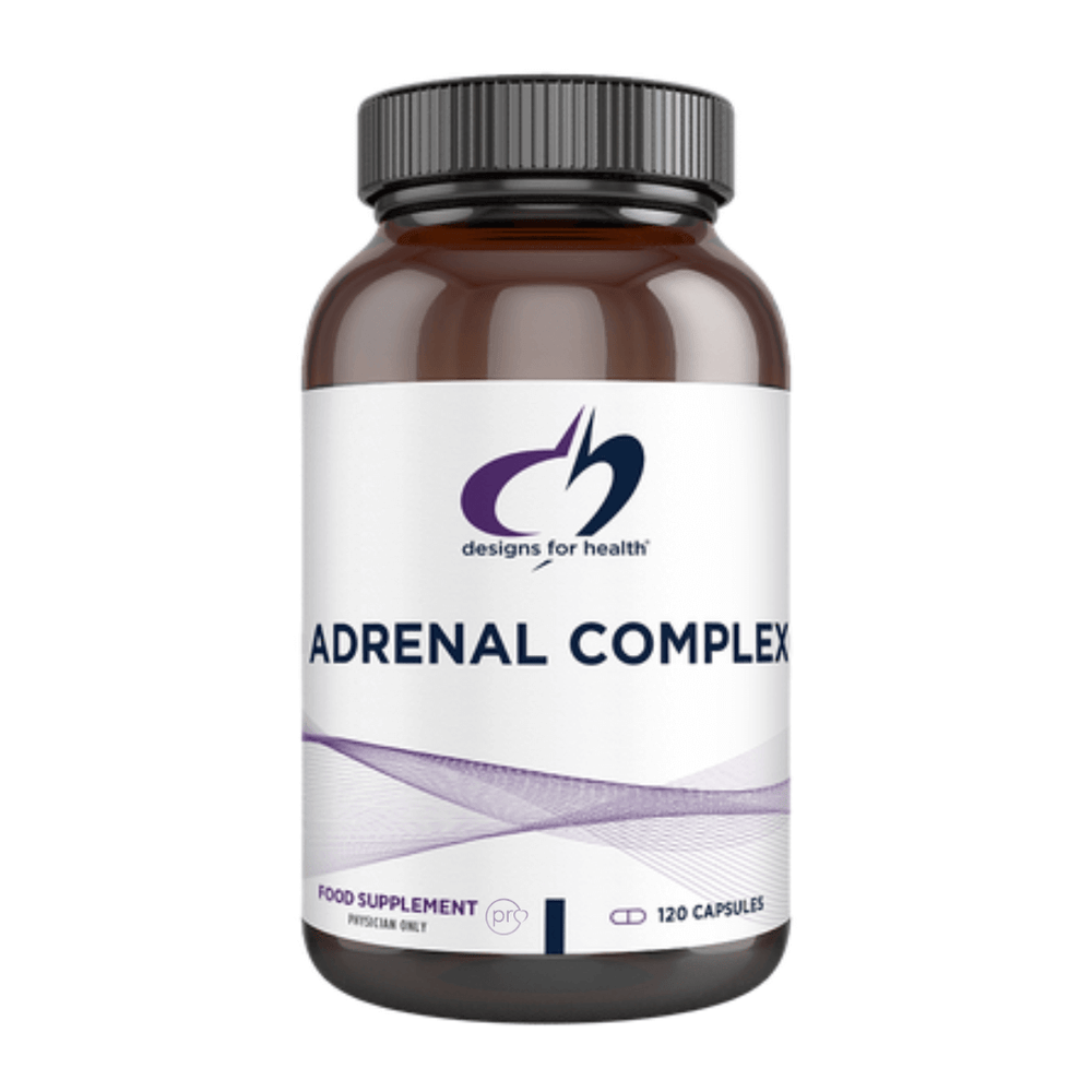 Adrenal Complex | 120 Capsules | Designs For Health Ireland 