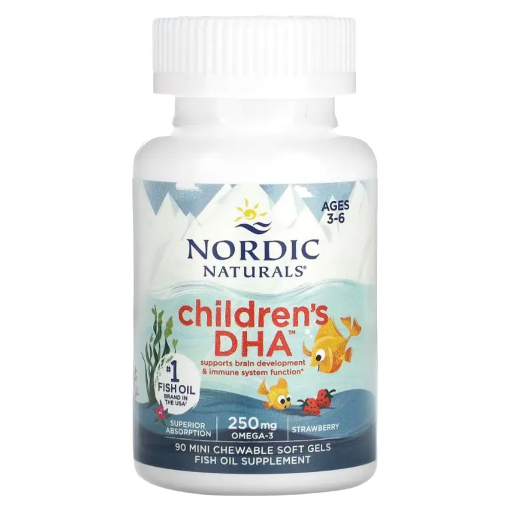 Buy Children's DHA - Omega 3 - Strawberry - 90 mini softgels UK online