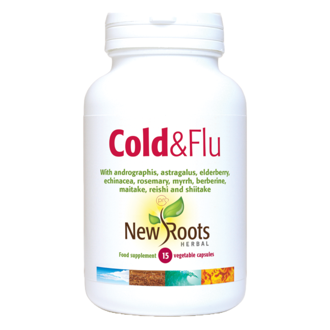 Cold & Flu | 15 Capsules | New Roots Herbal Ireland