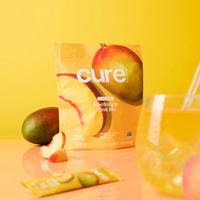 Cure Electrolytes - Peach Mango - 14 Sticks - Fast shipping