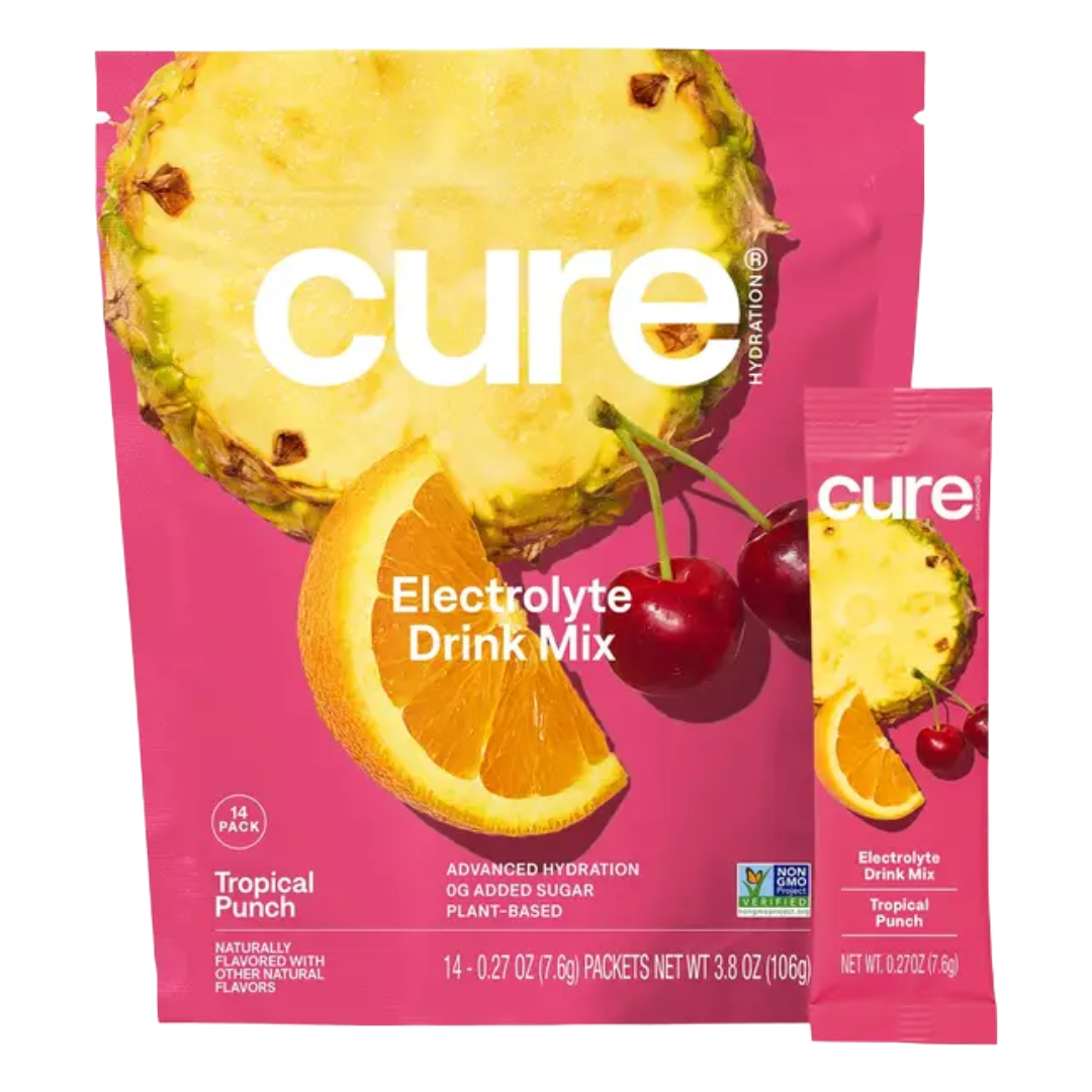 Cure Electrolyte Drink Mix - Tropical Punch (14ct)