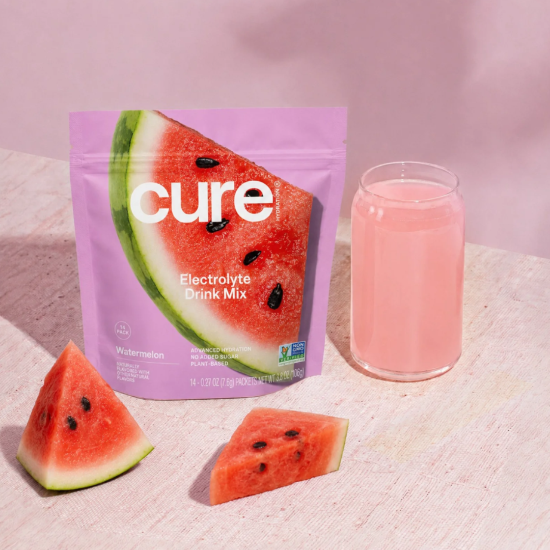Cure Electrolytes - Watermelon Flavour - 14 Sachets - Fast UK Shipping 