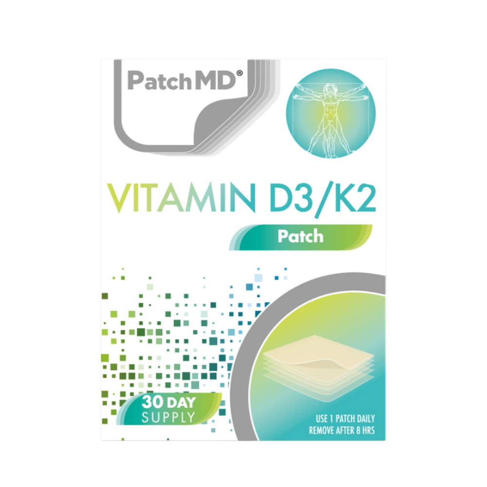 Vitamin D3 with K2 Vitamin 30 Topical Patches | PatchMD Ireland