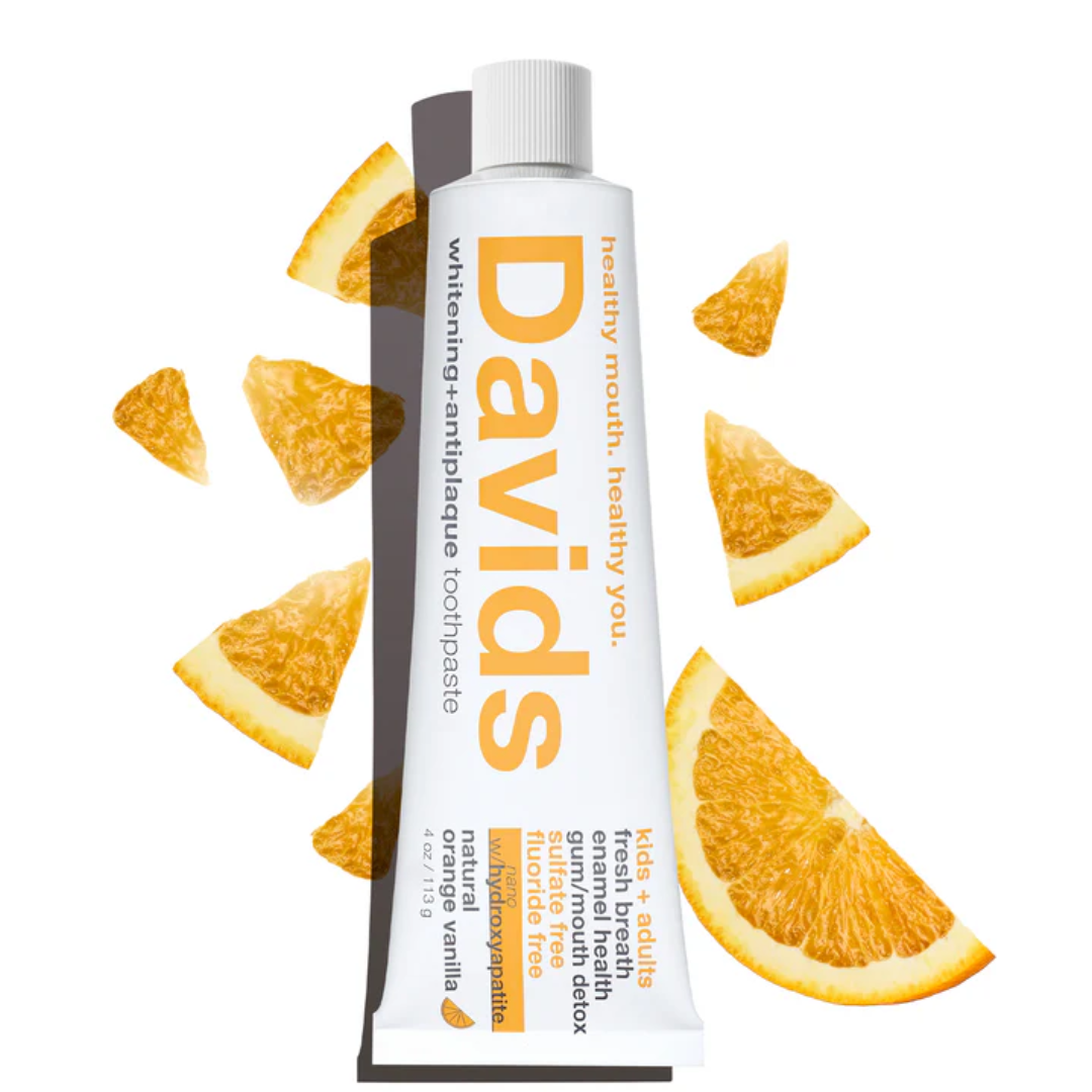 Buy Davids Hydroxi kids & adults | nano-hydroxyapatite premium toothpaste | orange vanilla