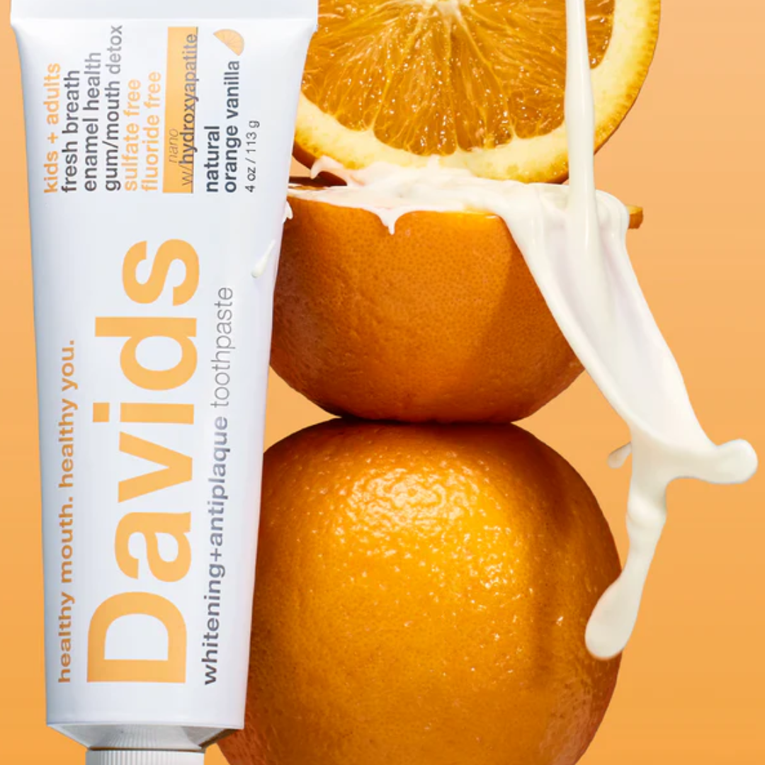 Buy Davids Hydroxi kids & adults | nano-hydroxyapatite premium toothpaste | orange vanilla