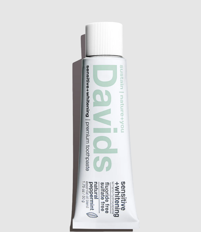 Buy Davids Travel size premium toothpaste | sensitive + whitening | nano-hydroxyapatite | peppermint