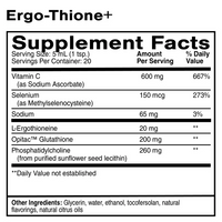 Ergo Thione Plus 100ml | Quicksilver Scientific Ireland 