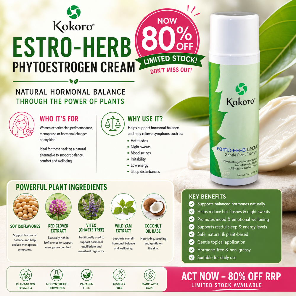 Kokoro Estroherb 100ml Ireland - Menopause relief 