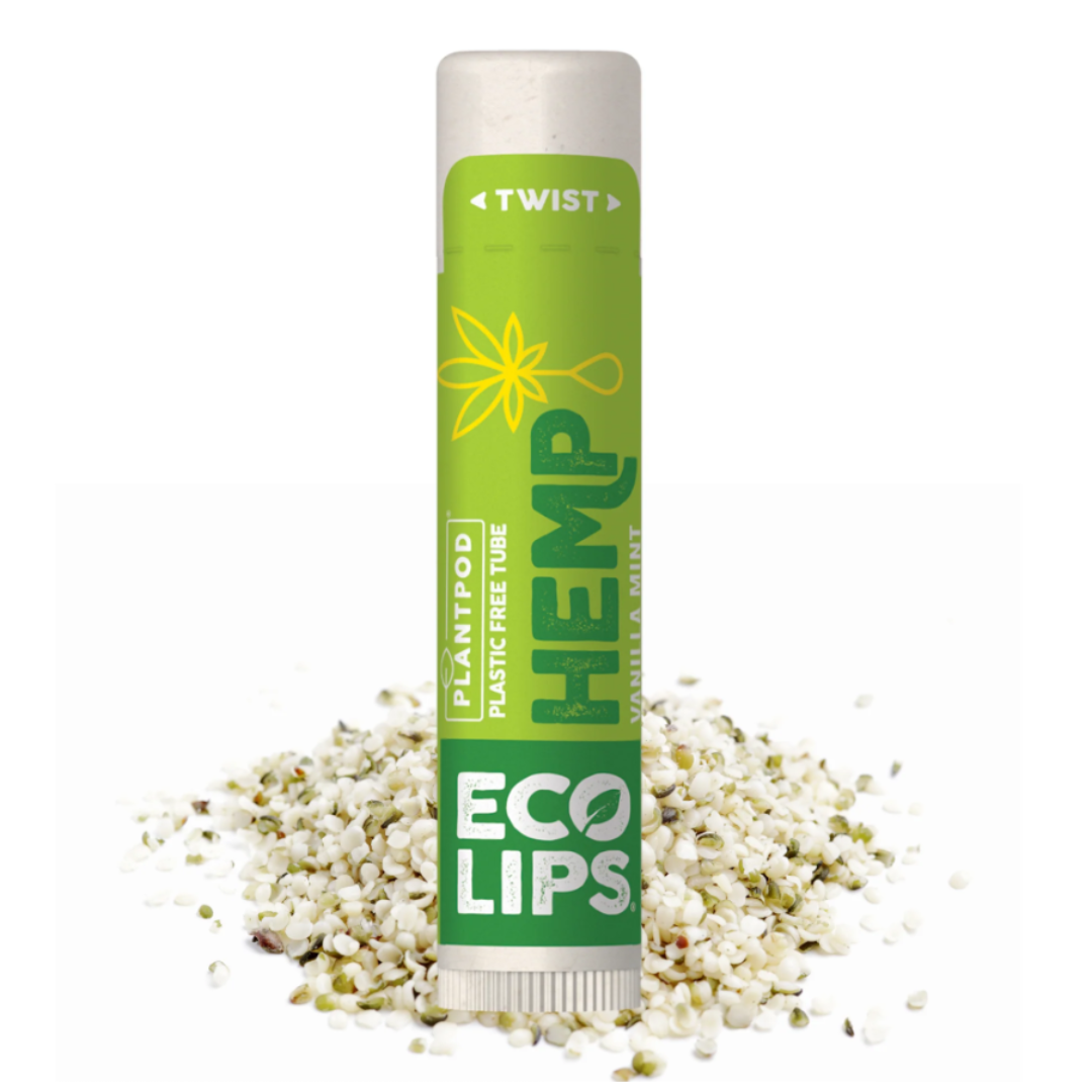Eco Lips Hemp Vanilla Mint Plant Pod Organic Lip Balm Ireland online