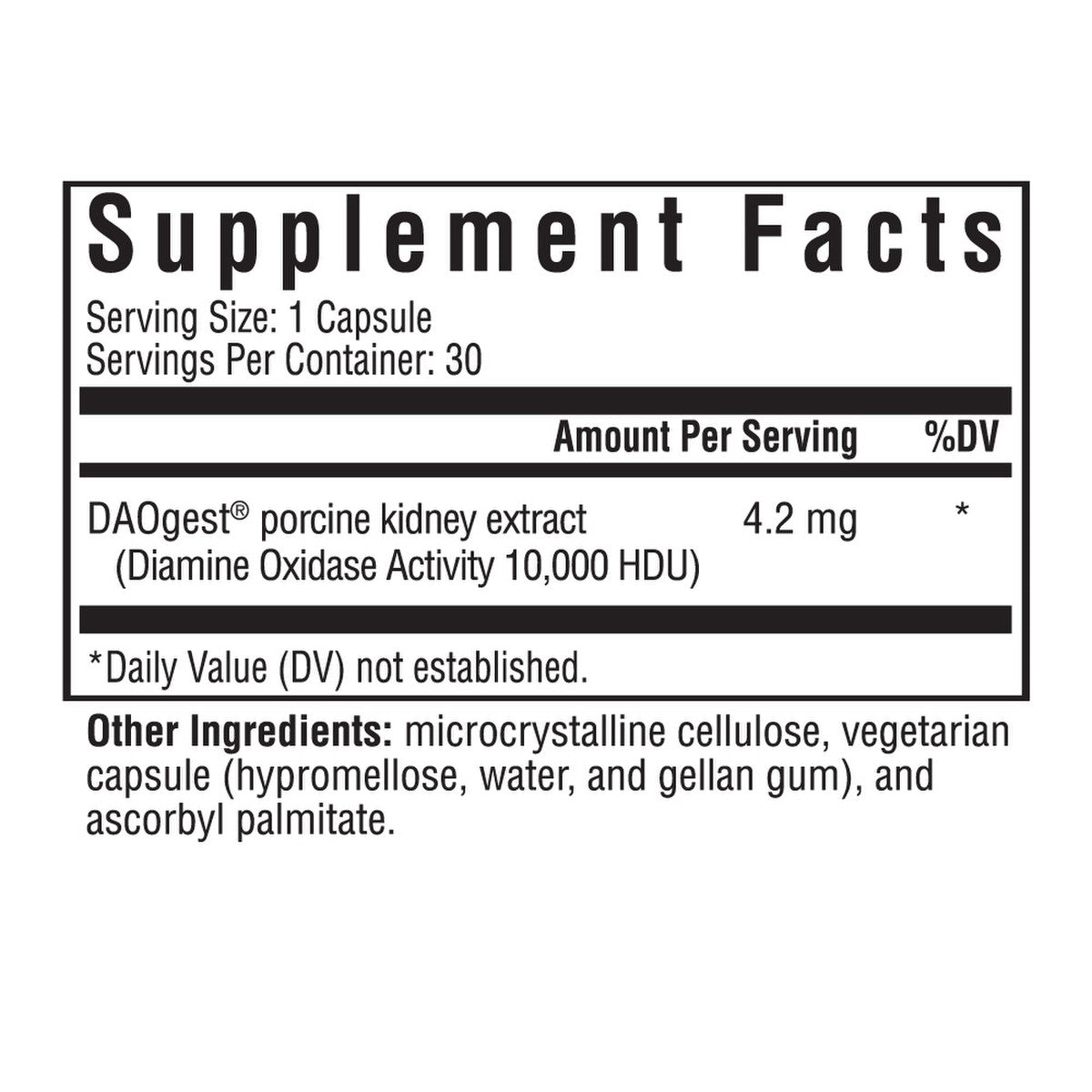 Histamine Digest 30 Capsules | Seeking Health Ireland 