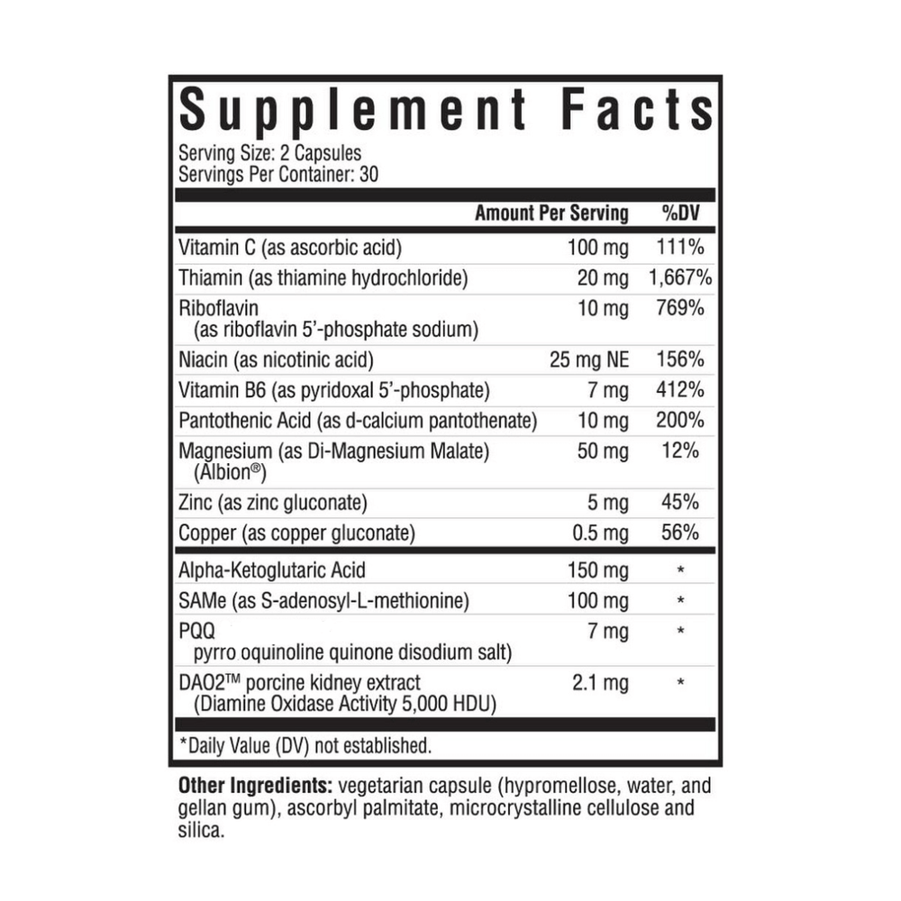 Histamine Nutrients | 60 Capsules | Seeking Health Ireland 