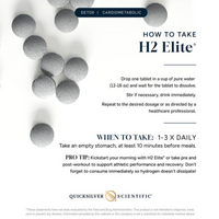 H2 Elite | 60 Tablets | Quicksilver Scientific Ireland 