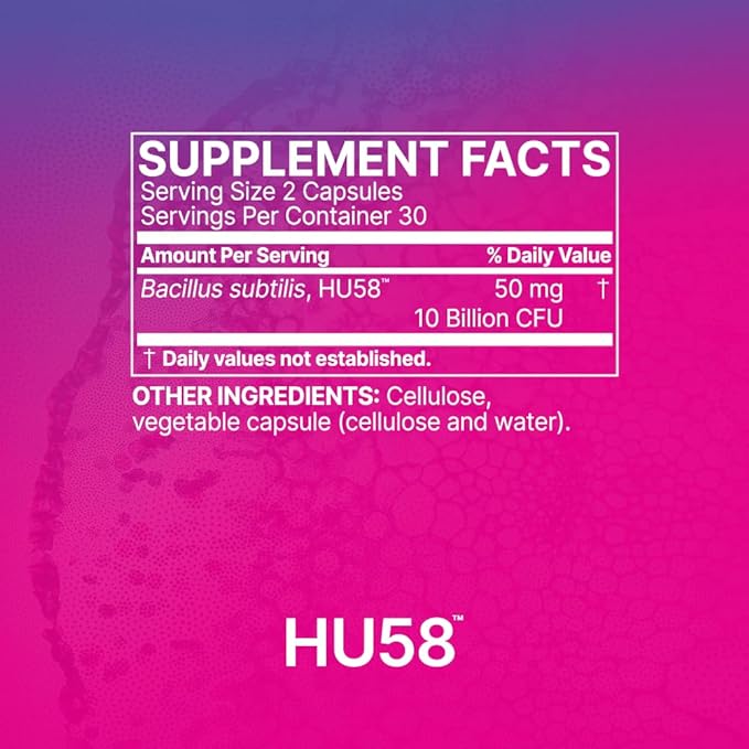 Buy HU58 - High Potency Bacillus Subtilis - 60 caps Microbiome Labs Ireland