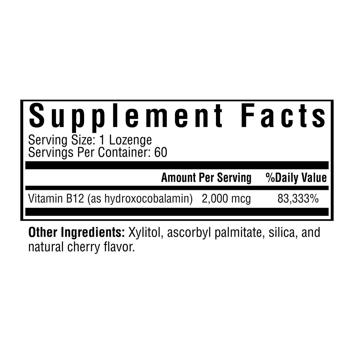 Hydroxo B12 | 60 Lozenges | Seeking Health Ireland 