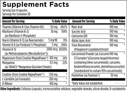 Mitochondrial NRG | 120 Capsules Designs For Health Ireland online