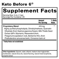 Keto Before 6 | 100ml | Quicksilver Scientific Ireland 