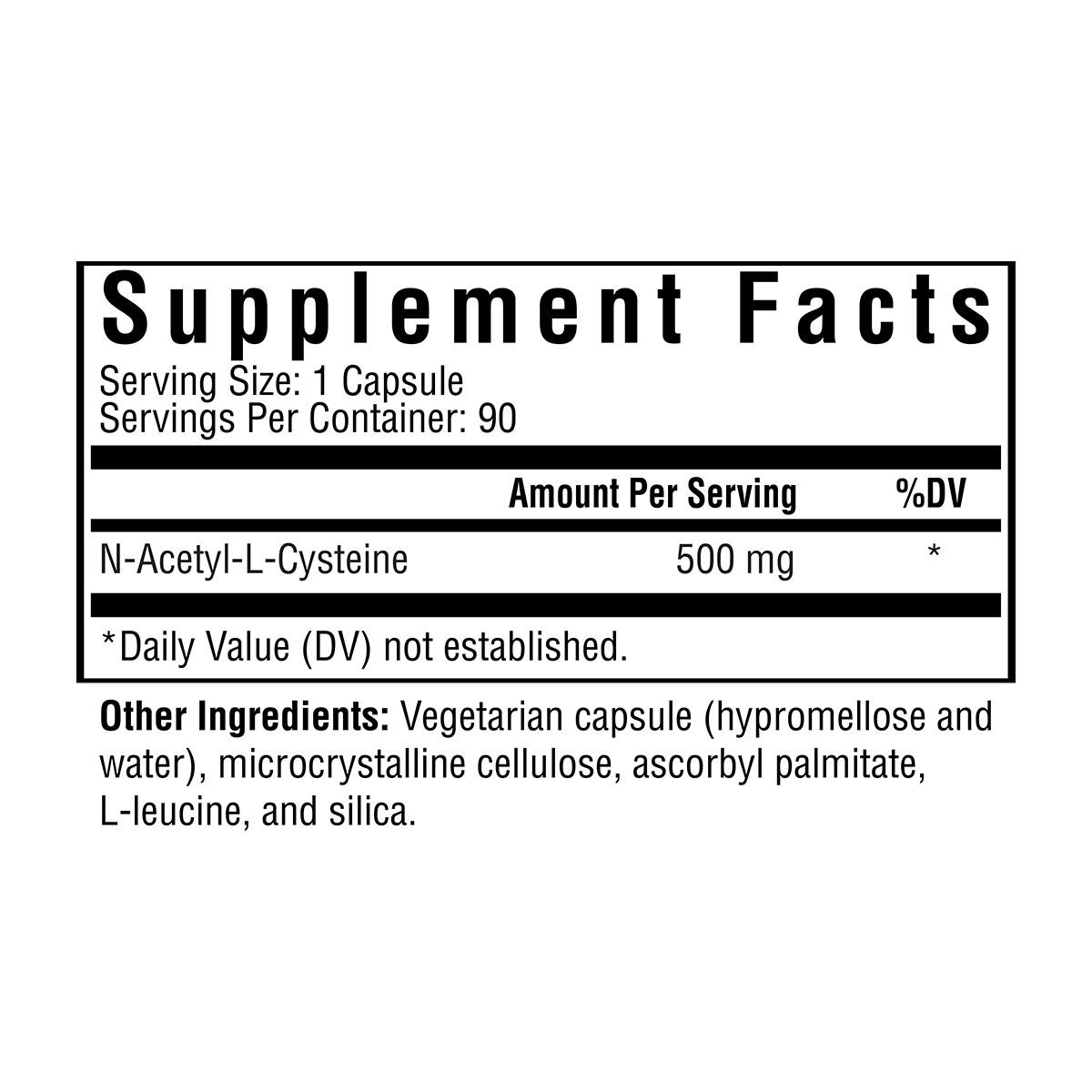 Buy NAC (N-Acetyl-L-Cysteine) - 90 Capsules - Seeking Health Ireland
