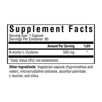 Buy NAC (N-Acetyl-L-Cysteine) - 90 Capsules - Seeking Health Ireland