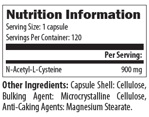 N-Acetyl Cysteine | 120 Capsules | Designs For Health Ireland online
