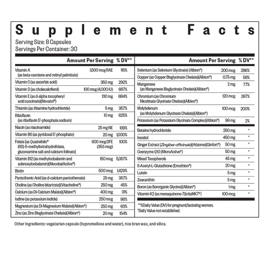 Optimal Prenatal | 240 Capsules