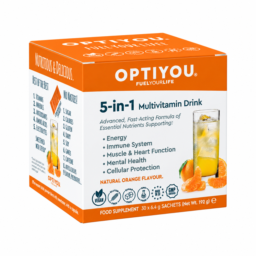 OPTIYOU | Multivitamin | Orange Flavour | 30 sachets | fast Ireland Shipping