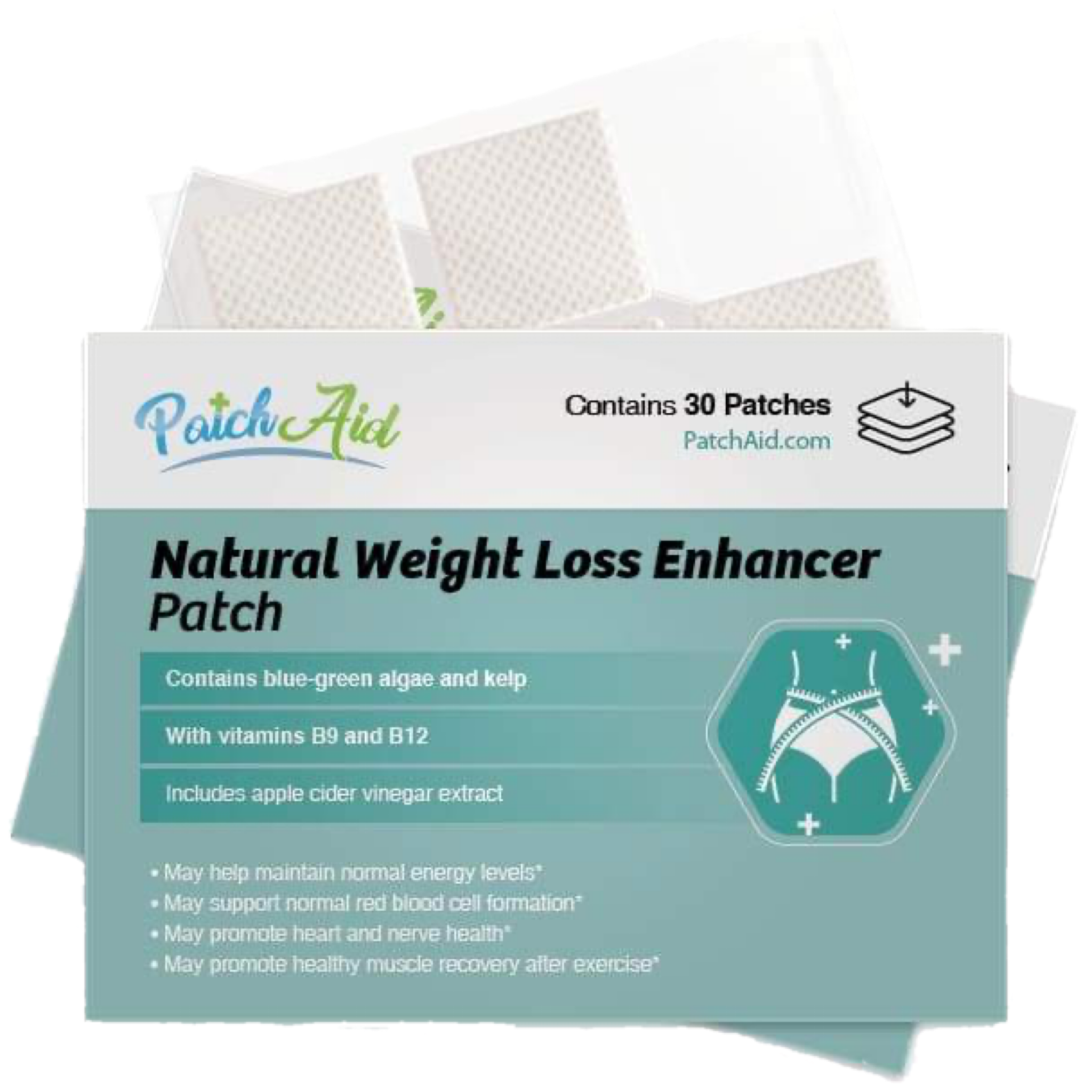 Patch Aid Natural Weight Loss Enhancer Topical Patch - 30 Patches