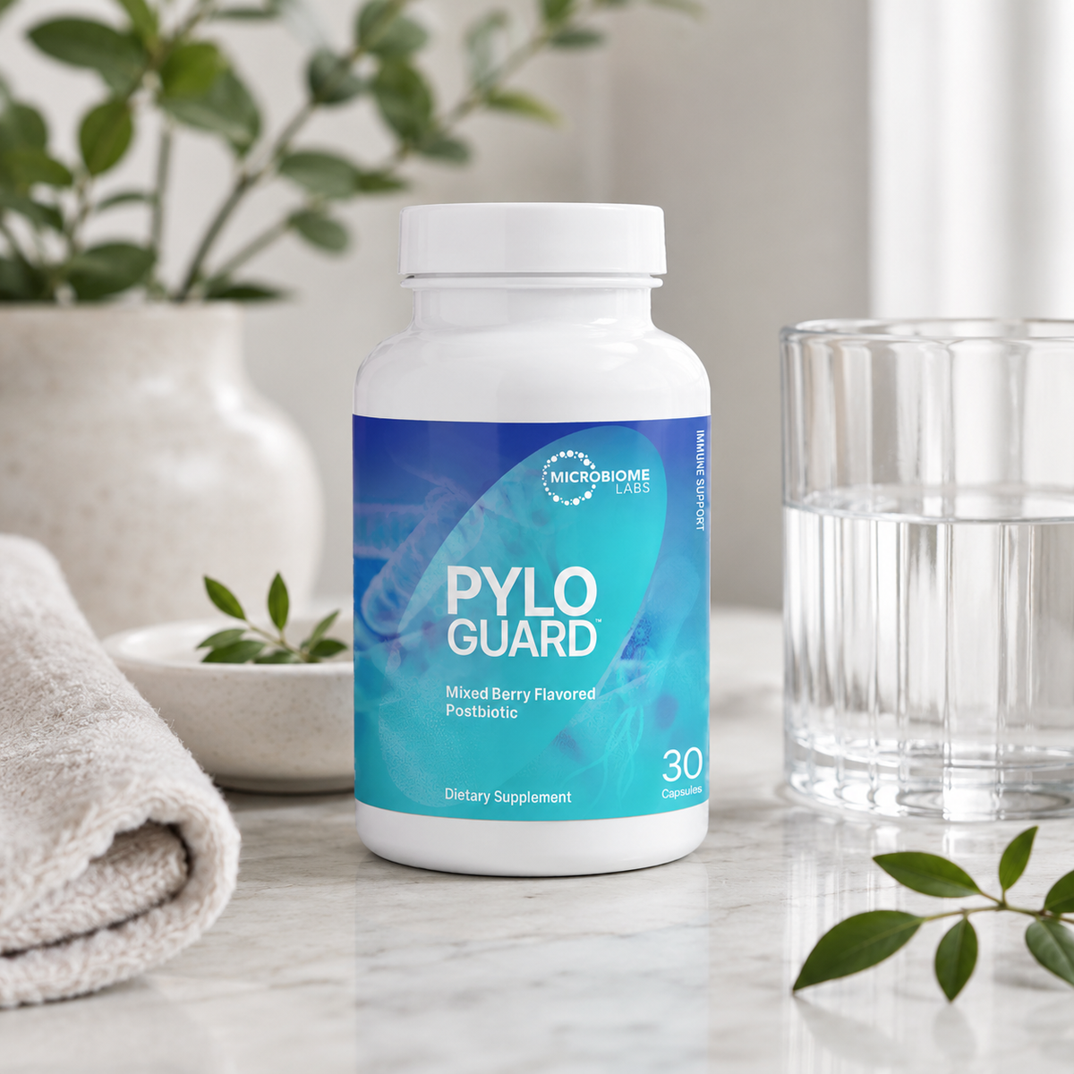 Buy Pyloguard | Postbiotic | 30 Capsules | Microbiome Labs Ireland online