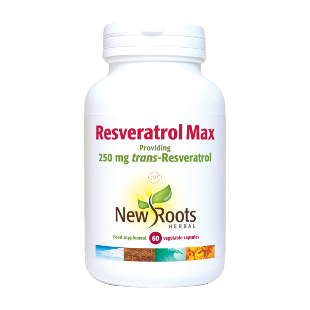 Resveratrol Max | 60 Capsules | New Roots Herbal Ireland 