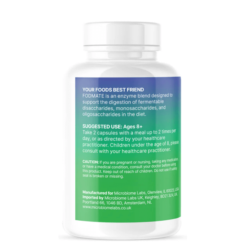 Buy FODMATE | 120 Capsules Microbiome Labs Ireland