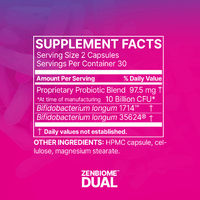 Buy ZenBiome Dual | 60 Capsules UK online