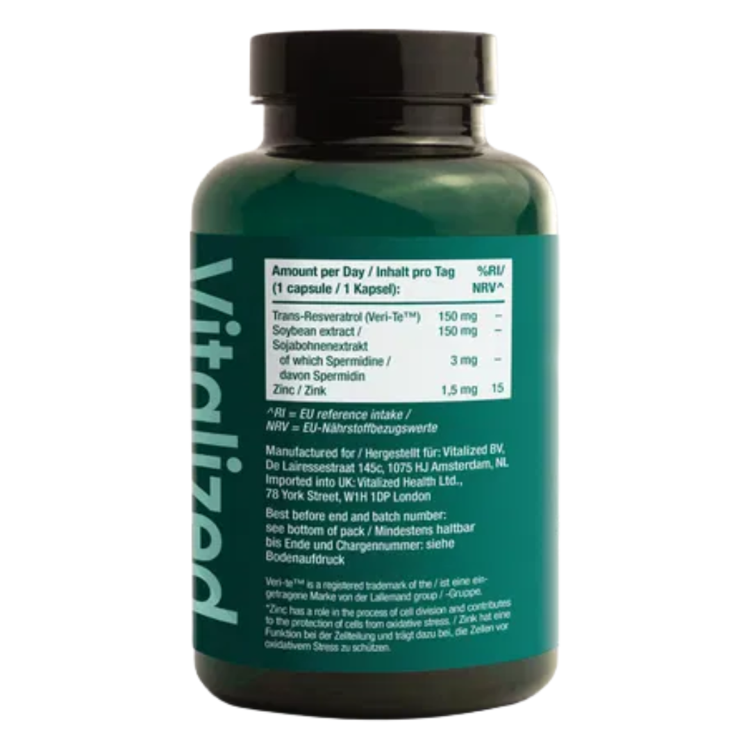 Buy Spermidine & Resveratrol - 30 capsules Ireland online