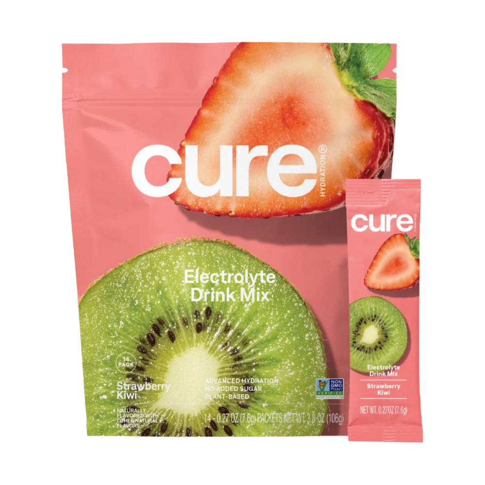 Cure Hydration Electrolytes | Strawberry Kiwi | 14 Sachets | Ireland
