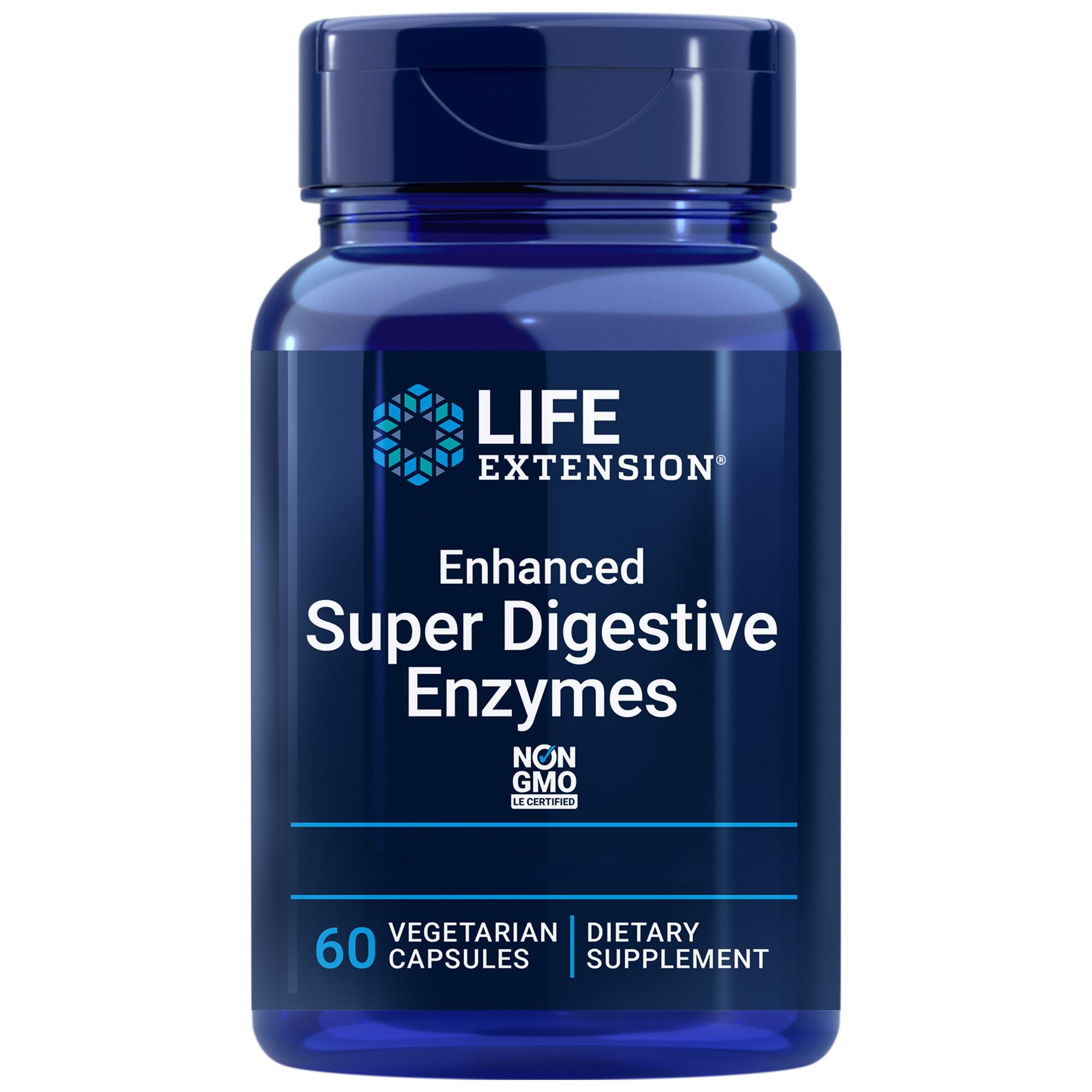 Life Extension Enhanced Super Digestive Enzymes | 60 Capsules