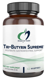 Tri - Butyrin Supreme | 60 Softgels | Designs For Health Ireland 