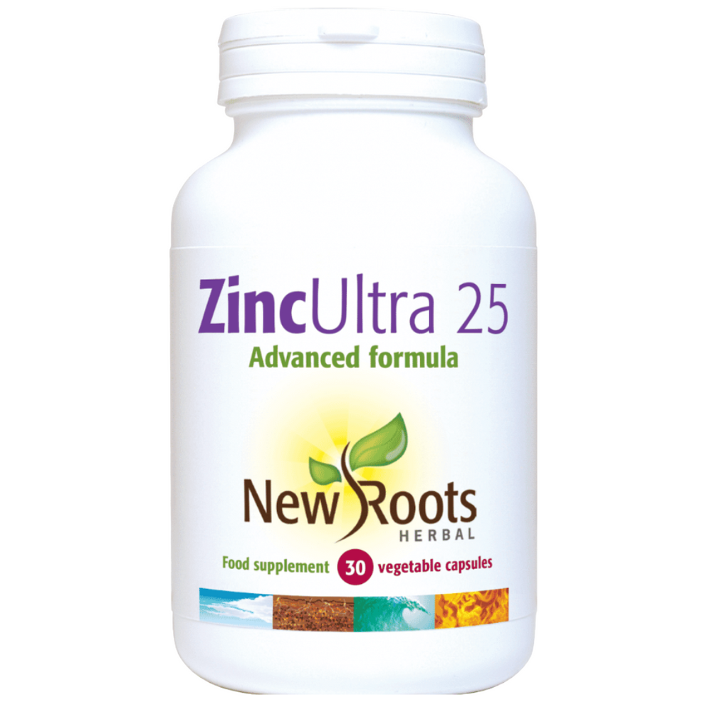 Zinc Ultra 25 | 30 Capsules | New Roots Herbal Ireland 
